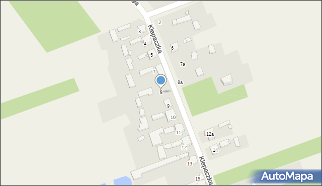 Klepaczka, Klepaczka, 8, mapa Klepaczka