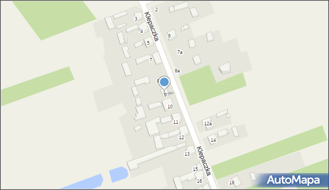Klepaczka, Klepaczka, 9, mapa Klepaczka