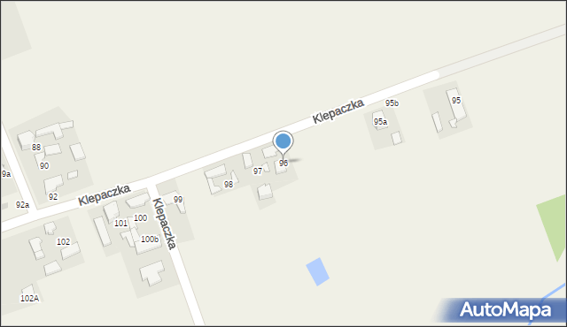 Klepaczka, Klepaczka, 96, mapa Klepaczka