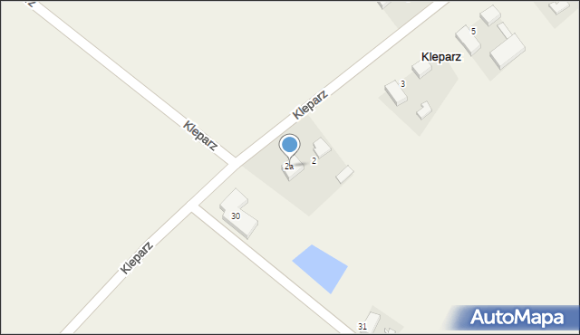 Kleparz, Kleparz, 2a, mapa Kleparz