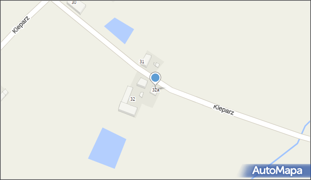 Kleparz, Kleparz, 32a, mapa Kleparz