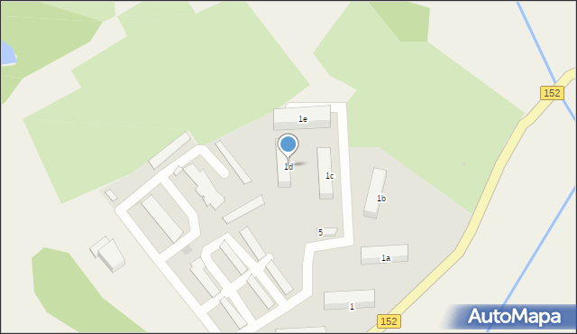 Klępczewo, Klępczewo, 1d, mapa Klępczewo