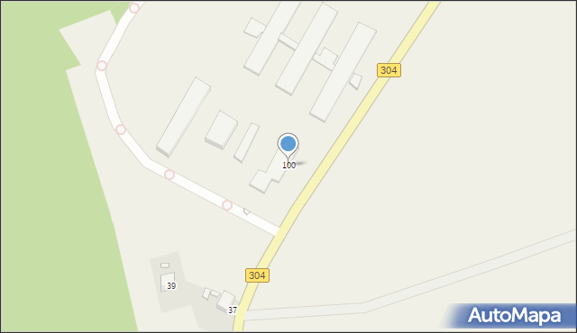 Klępsk, Klępsk, 100, mapa Klępsk