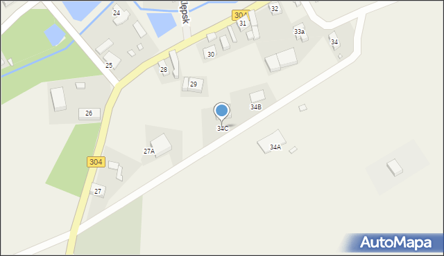 Klępsk, Klępsk, 34C, mapa Klępsk