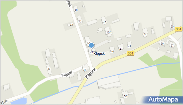 Klępsk, Klępsk, 44, mapa Klępsk