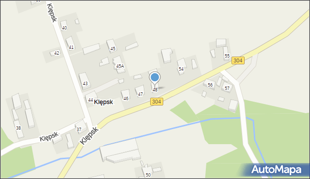 Klępsk, Klępsk, 48, mapa Klępsk