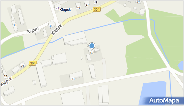 Klępsk, Klępsk, 50, mapa Klępsk