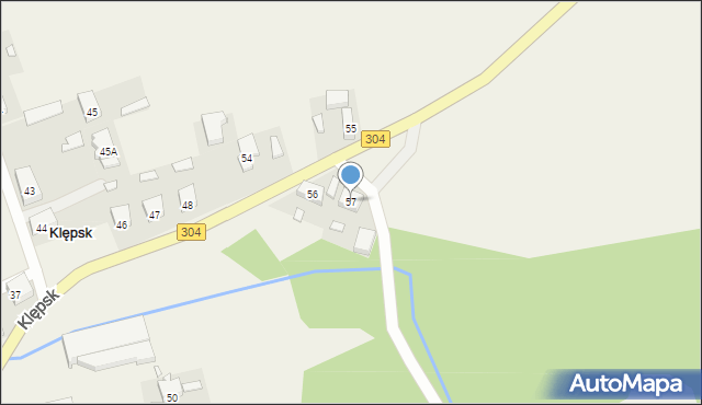 Klępsk, Klępsk, 57, mapa Klępsk