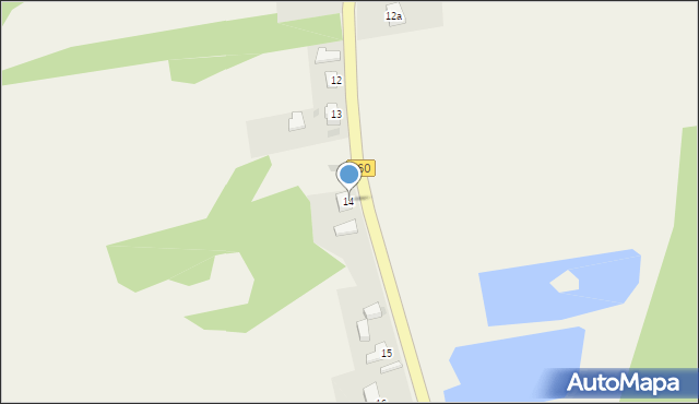 Klesno, Klesno, 14, mapa Klesno