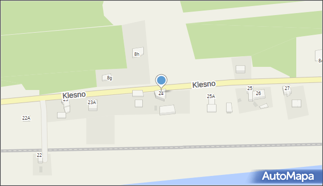 Klesno, Klesno, 24, mapa Klesno