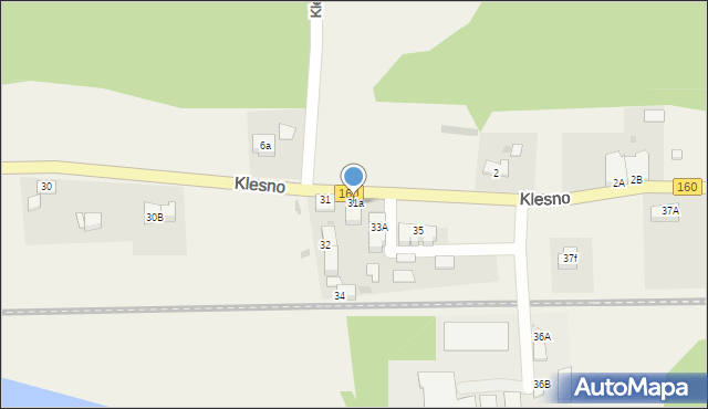 Klesno, Klesno, 31a, mapa Klesno