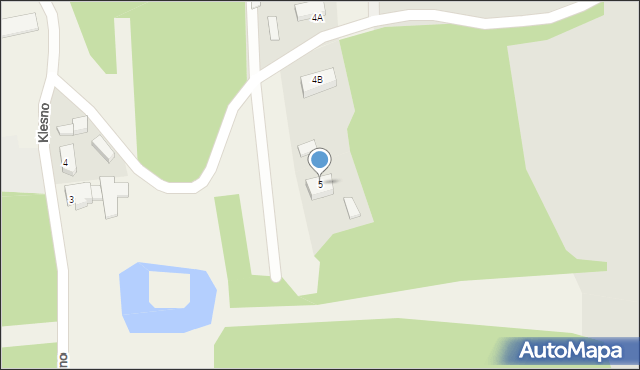 Klesno, Klesno, 5, mapa Klesno
