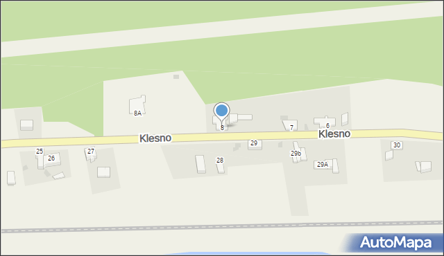 Klesno, Klesno, 8, mapa Klesno