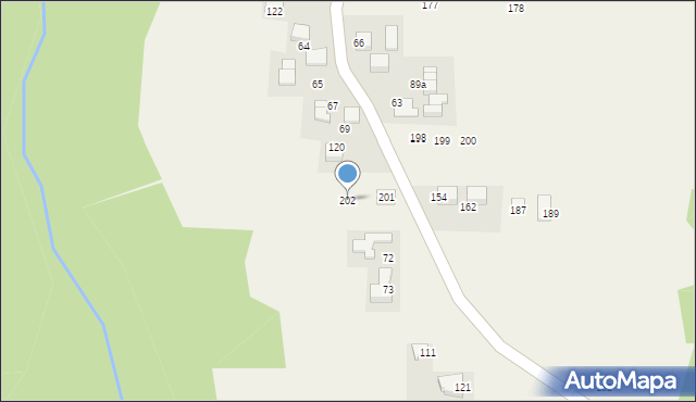 Kleszczów, Kleszczów, 202, mapa Kleszczów