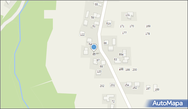 Kleszczów, Kleszczów, 65, mapa Kleszczów