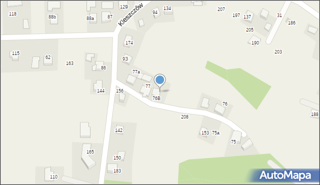 Kleszczów, Kleszczów, 77b, mapa Kleszczów