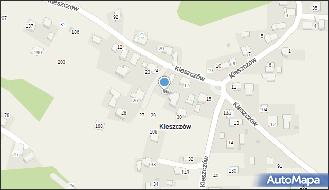 Kleszczów, Kleszczów, 96a, mapa Kleszczów