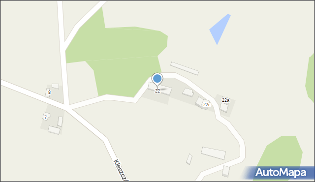 Kleszczówek, Kleszczówek, 22, mapa Kleszczówek