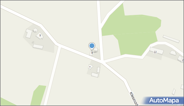 Kleszczówek, Kleszczówek, 8, mapa Kleszczówek