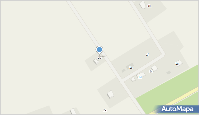 Kleszczyniec, Kleszczyniec, 2C, mapa Kleszczyniec