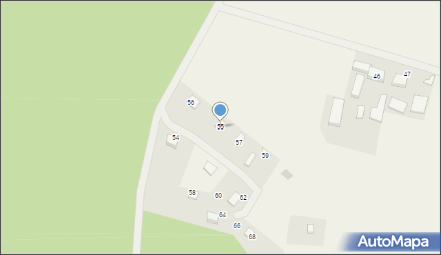 Kleszczyniec, Kleszczyniec, 55, mapa Kleszczyniec