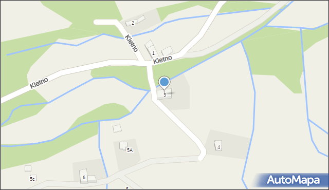 Kletno, Kletno, 3, mapa Kletno