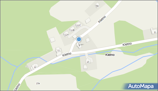 Kletno, Kletno, 9, mapa Kletno