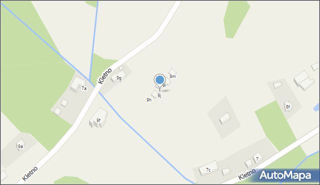 Kletno, Kletno, 9k, mapa Kletno