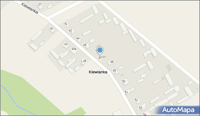 Klewianka, Klewianka, 47, mapa Klewianka