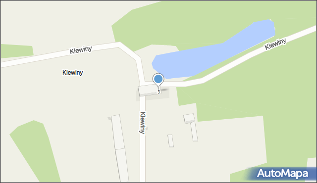Klewiny, Klewiny, 3, mapa Klewiny