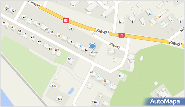 Klewki, Klewki, 31, mapa Klewki