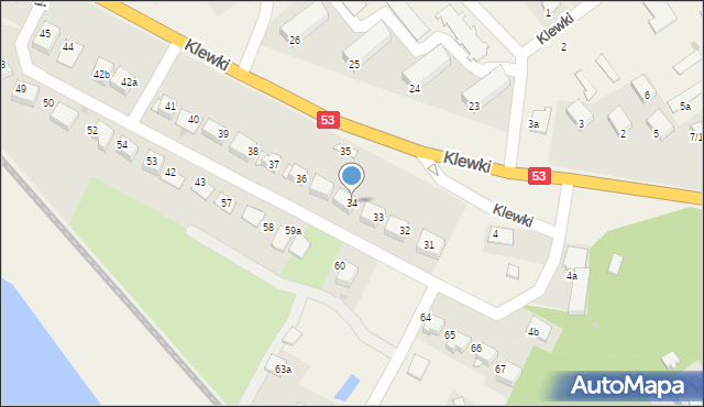 Klewki, Klewki, 34, mapa Klewki