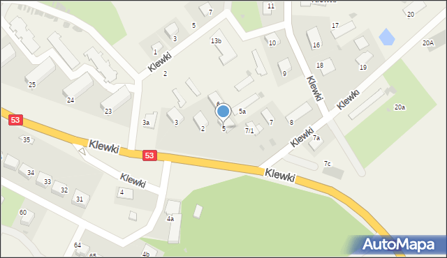 Klewki, Klewki, 5, mapa Klewki