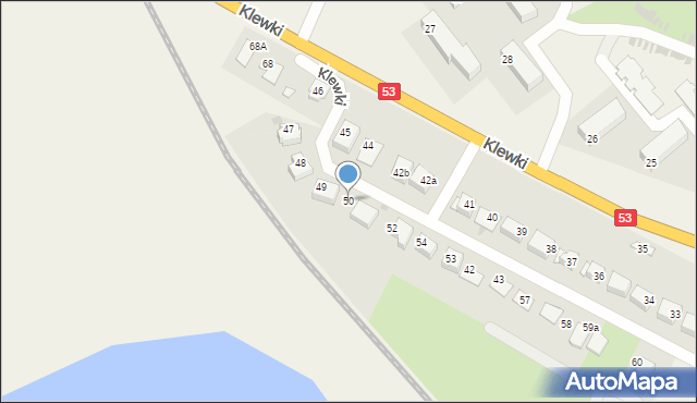 Klewki, Klewki, 50, mapa Klewki
