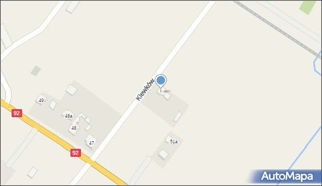 Klewków, Klewków, 47a, mapa Klewków