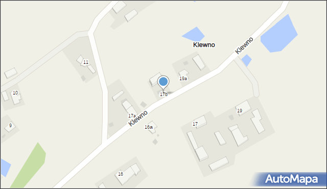 Klewno, Klewno, 17b, mapa Klewno