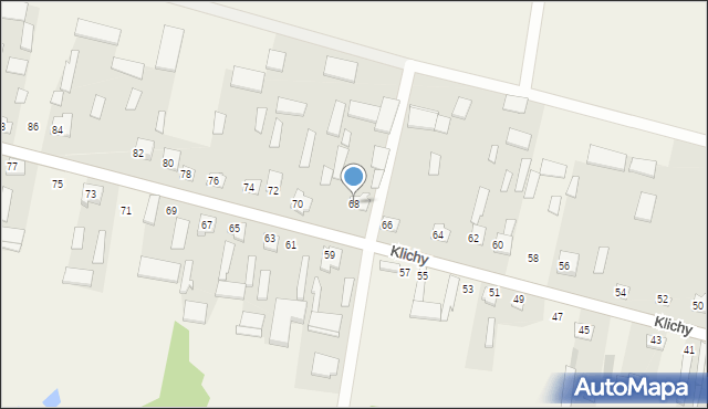 Klichy, Klichy, 68, mapa Klichy
