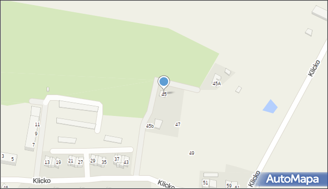 Klicko, Klicko, 45, mapa Klicko