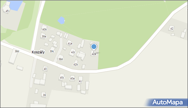 Kliczków Mały, Kliczków Mały, 42a, mapa Kliczków Mały