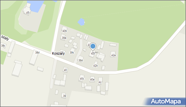 Kliczków Mały, Kliczków Mały, 42c, mapa Kliczków Mały