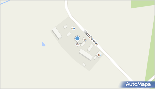Kliczków Mały, Kliczków Mały, 97a, mapa Kliczków Mały