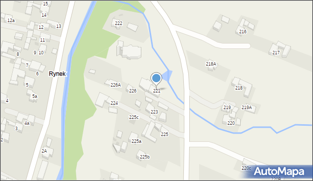 Klikuszowa, Klikuszowa, 221, mapa Klikuszowa