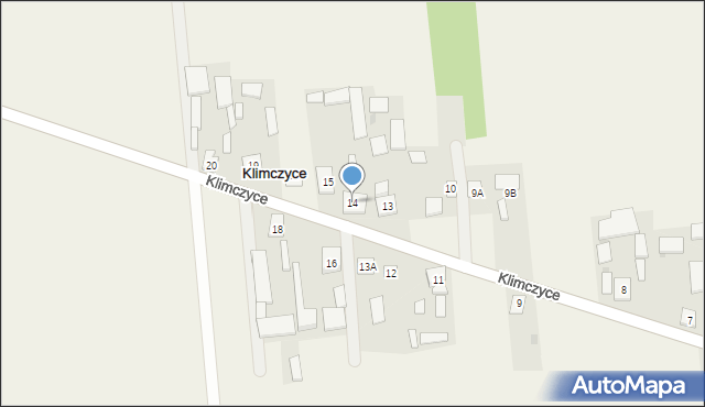 Klimczyce, Klimczyce, 14, mapa Klimczyce