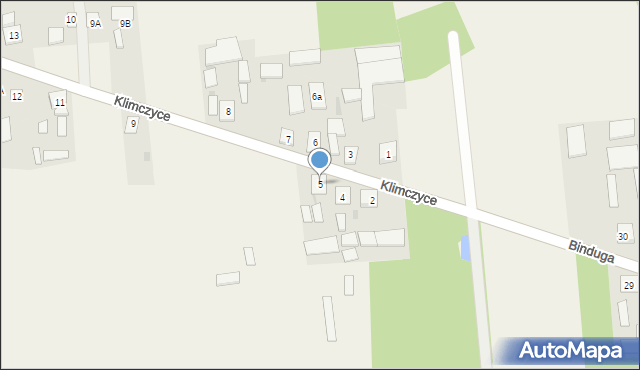 Klimczyce, Klimczyce, 5, mapa Klimczyce