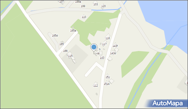 Klimkówka, Klimkówka, 143c, mapa Klimkówka