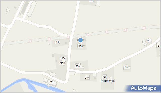 Klimontów, Klimontów, 290, mapa Klimontów