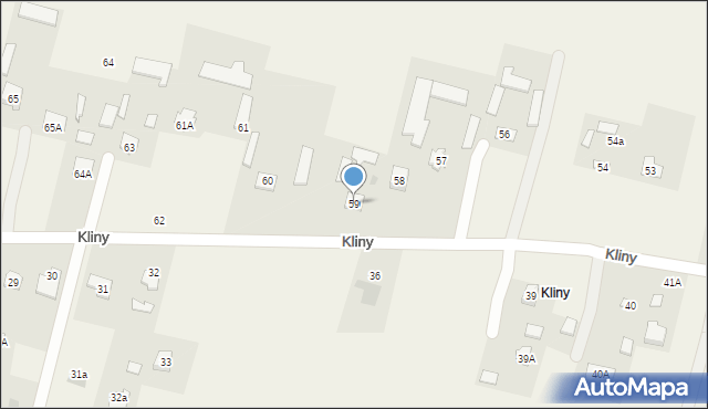 Kliny, Kliny, 59, mapa Kliny