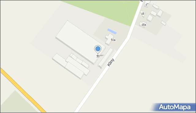 Kliny, Kliny, 50, mapa Kliny