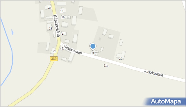 Kliszkowice, Kliszkowice, 18, mapa Kliszkowice