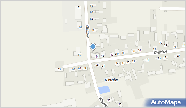 Kliszów, Kliszów, 49, mapa Kliszów